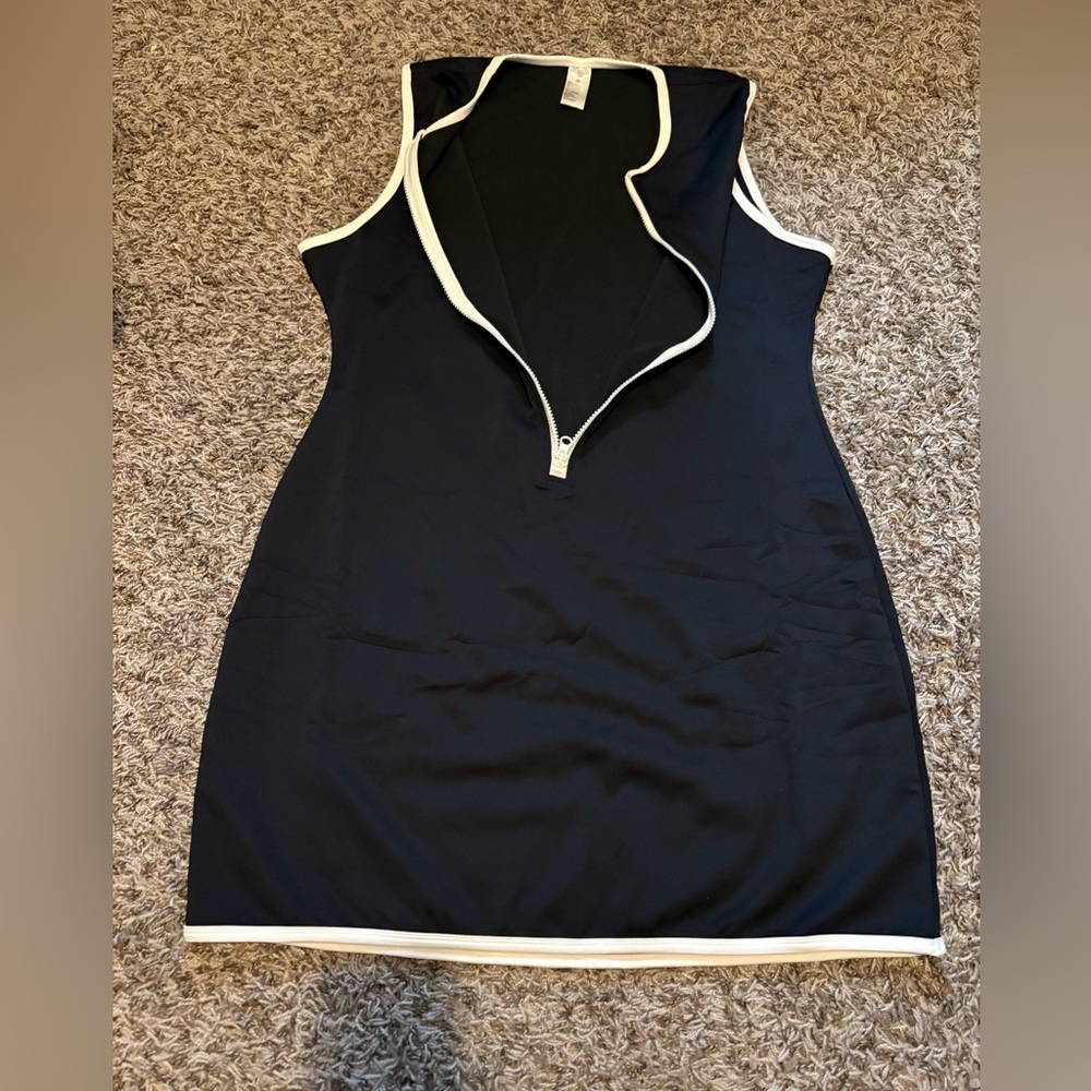 Good American Varsity Swim Dress (swim & cover up) - NWT- MSRP $116 -fits L-XXl - Picture 8 of 9